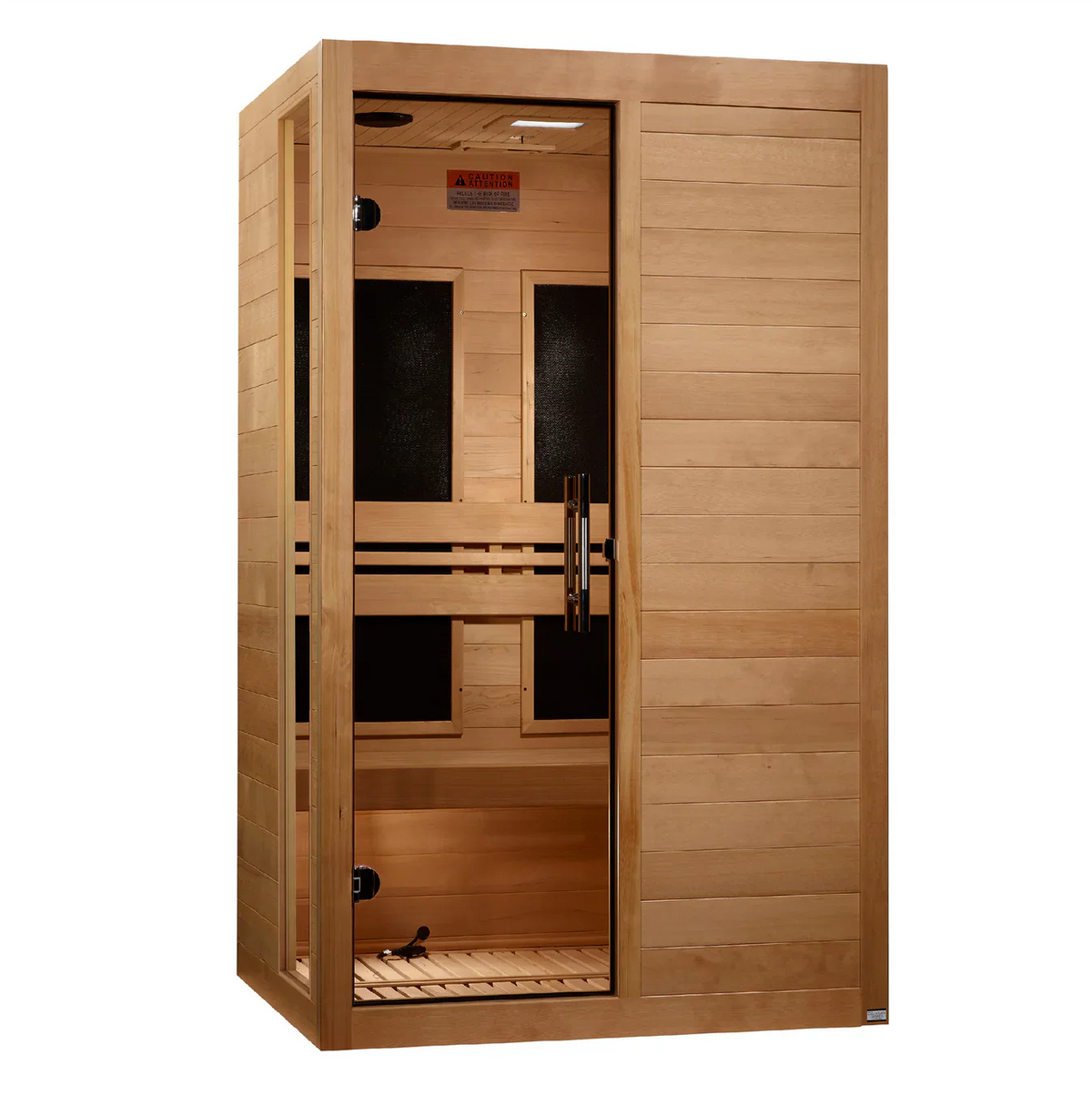New 2026 Model Dynamic “Lucca” 2 Person Low EMF FAR Infrared Sauna DYN-6215-05