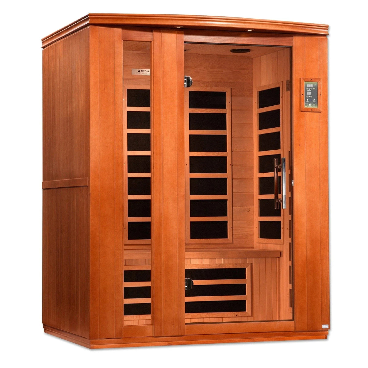 Dynamic Lugano 3-person Ultra Low EMF FAR Infrared Sauna - DYN-6336-02 Elite