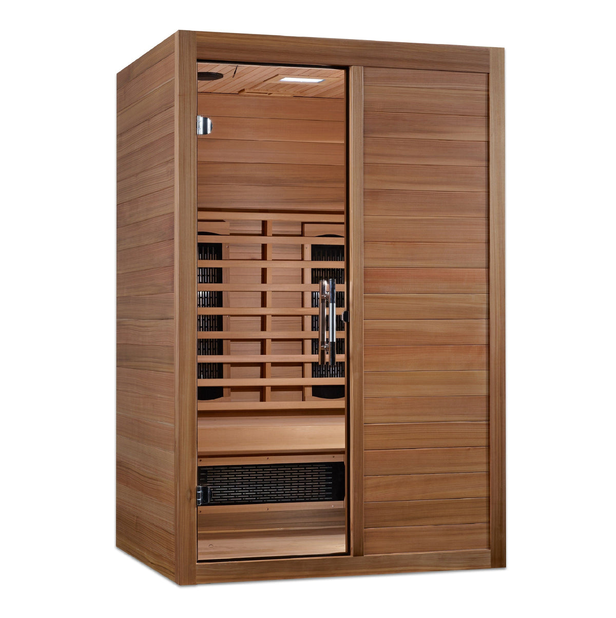 Maxxus 2-Person S-Line Full Spectrum Infrared Sauna - Pacific Cedar MX-S206-01-FS-PC
