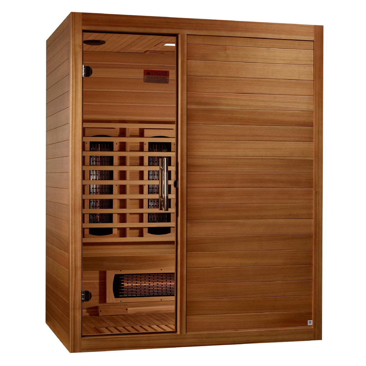 Golden Designs S-Line MX-S306-01-FS-PC Maxxus Full Spectrum Infrared Sauna