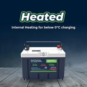 12V 120AH Group 27 LiFePO4 Battery Cranking & Deep Cycle Lithium Battery (Dual Purpose)