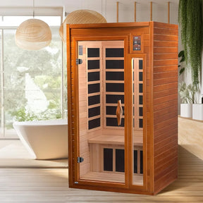 Dynamic Barcelona Elite 1-2-person Ultra Low EMF FAR Infrared Sauna - DYN-6106-01 Elite