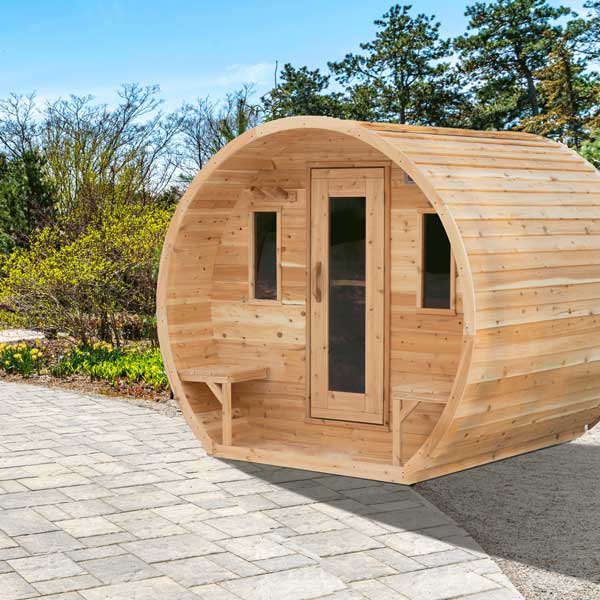 Dundalk CT Elation 4 Person Barrel Sauna CTC2424E