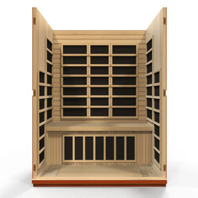 Dynamic "Bellagio" 3-person Low EMF FAR Infrared Sauna - DYN-6306-02