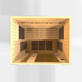 Dynamic "Lugano" 3-Person Full Spectrum Near Zero EMF FAR Infrared Sauna DYN-6336-03 FS