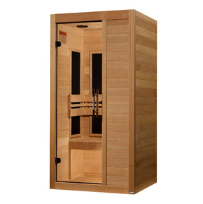 Maxxus 1-Person S-Line Ultra Low EMF FAR Infrared Sauna - Canadian Hemlock MX-S106-01-ULEMF