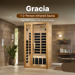 Dynamic "Gracia" 1-2-person Low EMF FAR Infrared Sauna DYN-6119-01