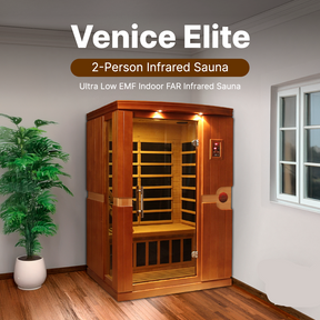 Dynamic Venice Elite 2-person Ultra Low EMF FAR Infrared Sauna - DYN-6210-01 Elite