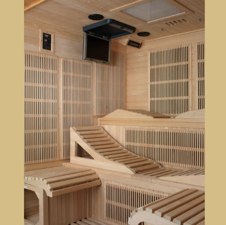 Dynamic Monaco 6-person Ultra Low EMF FAR Infrared Sauna - DYN-6996-01 Elite