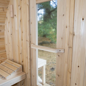 Dundalk CT Serenity 6 Person Barrel Sauna CTC2245W