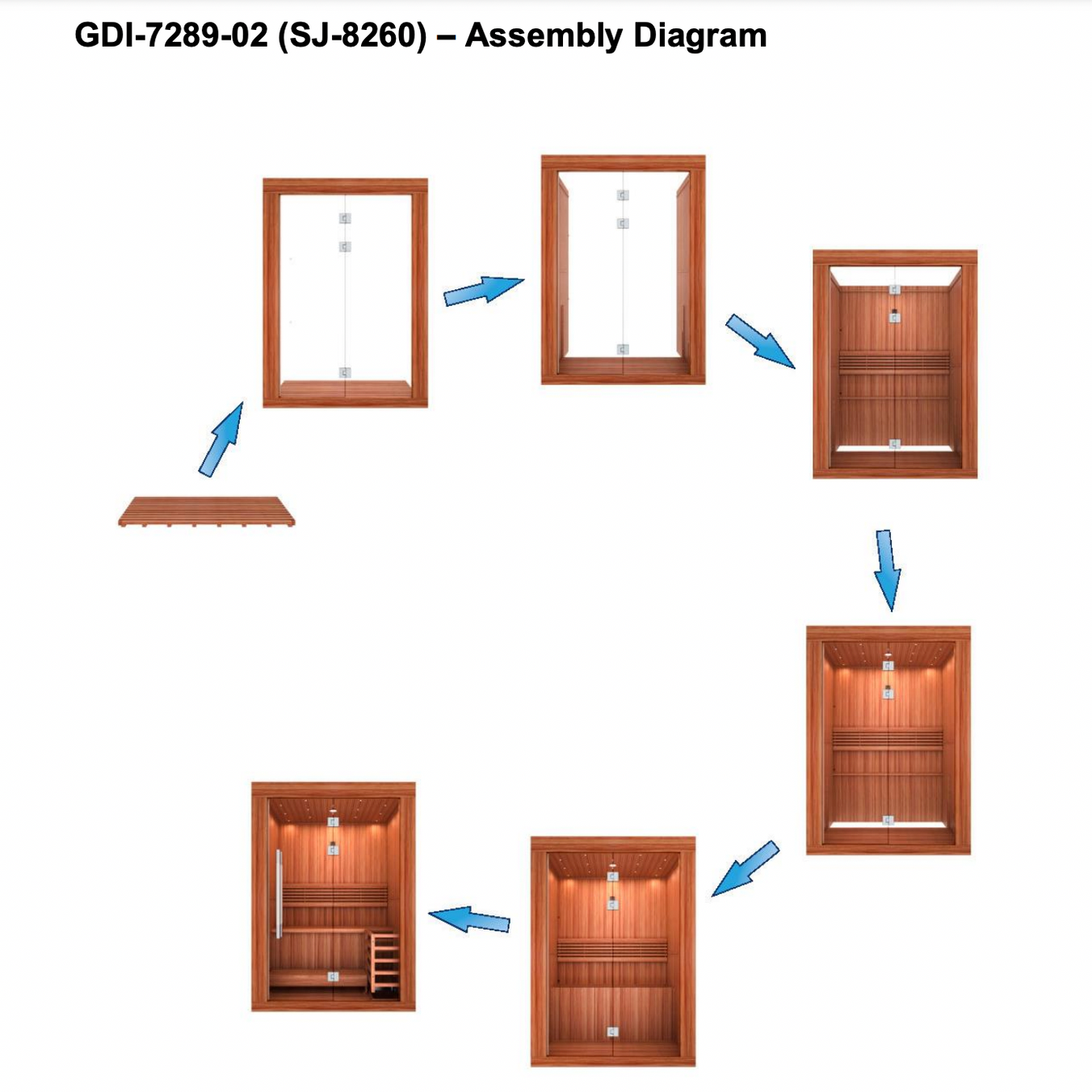 Golden Designs 2025 "Sundsvall Edition" 2 Person Traditional Sauna
