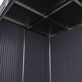 Suncast Modernist® 8 ft. x 7 ft. Dual Barn Door Storage Shed