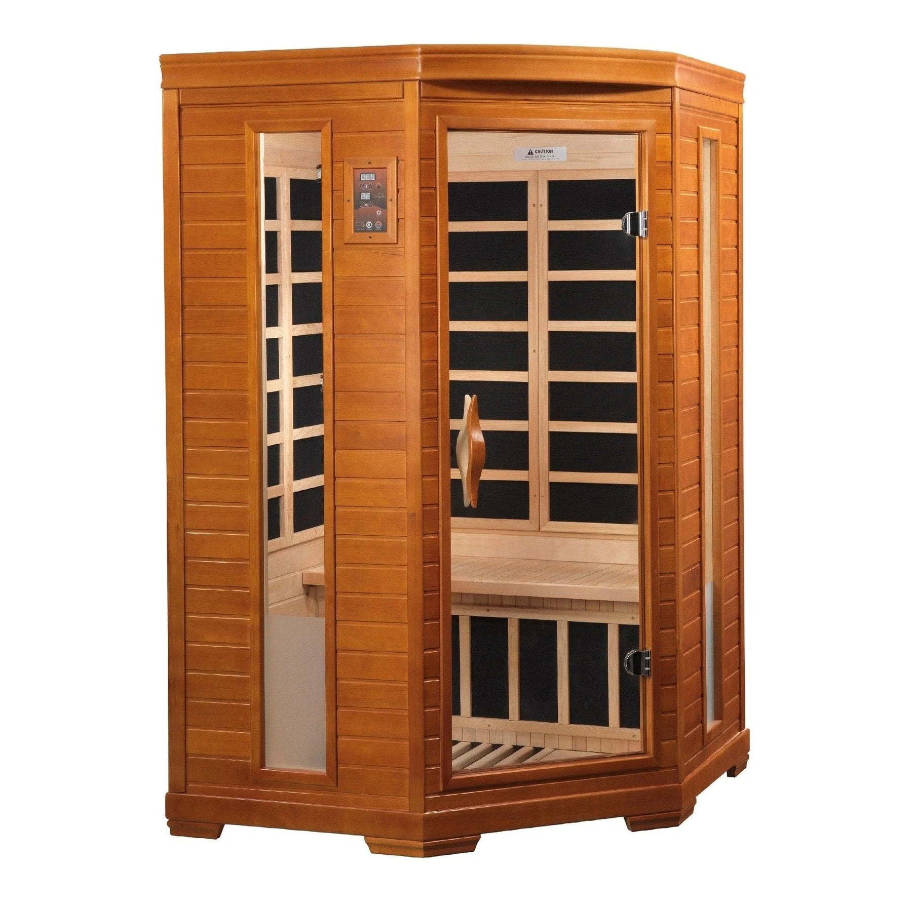 Dynamic "Heming" 2-person Corner Low EMF FAR Infrared Sauna - DYN-6225-02
