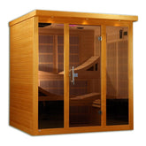 Dynamic Monaco 6-person Ultra Low EMF FAR Infrared Sauna - DYN-6996-01 Elite