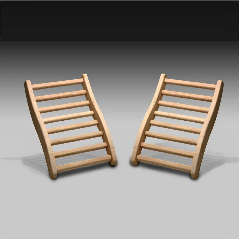 Golden Designs S-Shape Back Rest for Saunas - 2 Pack
