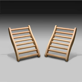 Golden Designs S-Shape Back Rest for Saunas - 2 Pack