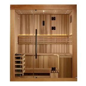 Golden Designs 2025 Copenhagen Edition 3 Person Traditional Sauna GDI-7389-02