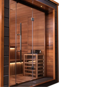 Golden Designs Bergen 6 Person Outdoor Traditional Sauna GDI-8206-01