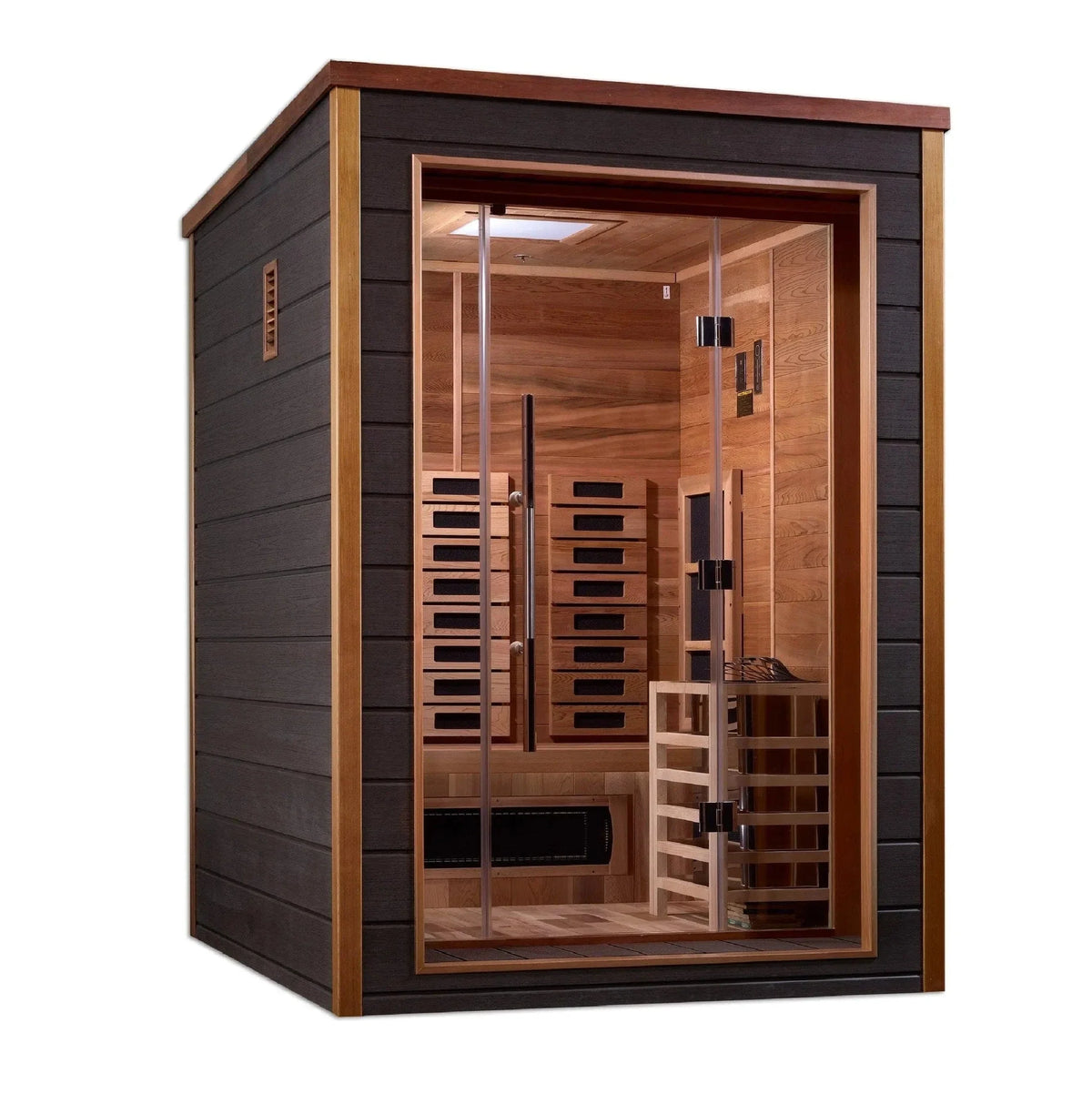 Golden Designs Nora 2 Person Hybrid Outdoor Sauna GDI-8222-01