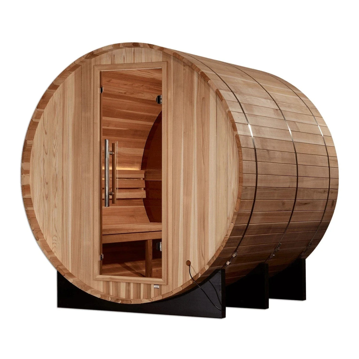 Golden Designs "Zurich" 4 Person Barrel Traditional Sauna GDI-B024-01