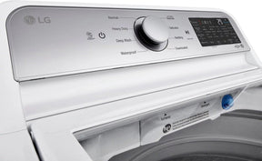 LG – 5.5 Cu. Ft. Smart Top Load Washer with TurboWash3D – White