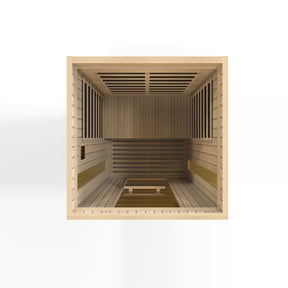 Maxxus 2-Person "Serenity" Dual Tech Low EMF FAR Infrared Sauna Canadian Hemlock MX-LS2-01