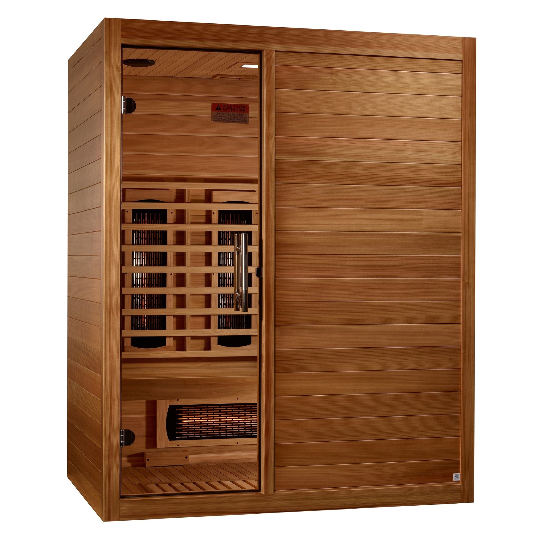 Golden Designs S-Line MX-S306-01-FS-PC Maxxus Full Spectrum Infrared Sauna
