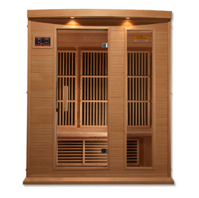 Maxxus 3-Person Low EMF FAR Infrared Sauna Canadian Hemlock MX-K306-01