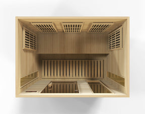 Maxxus 3-Person Low EMF FAR Infrared Sauna Canadian Hemlock MX-K306-01